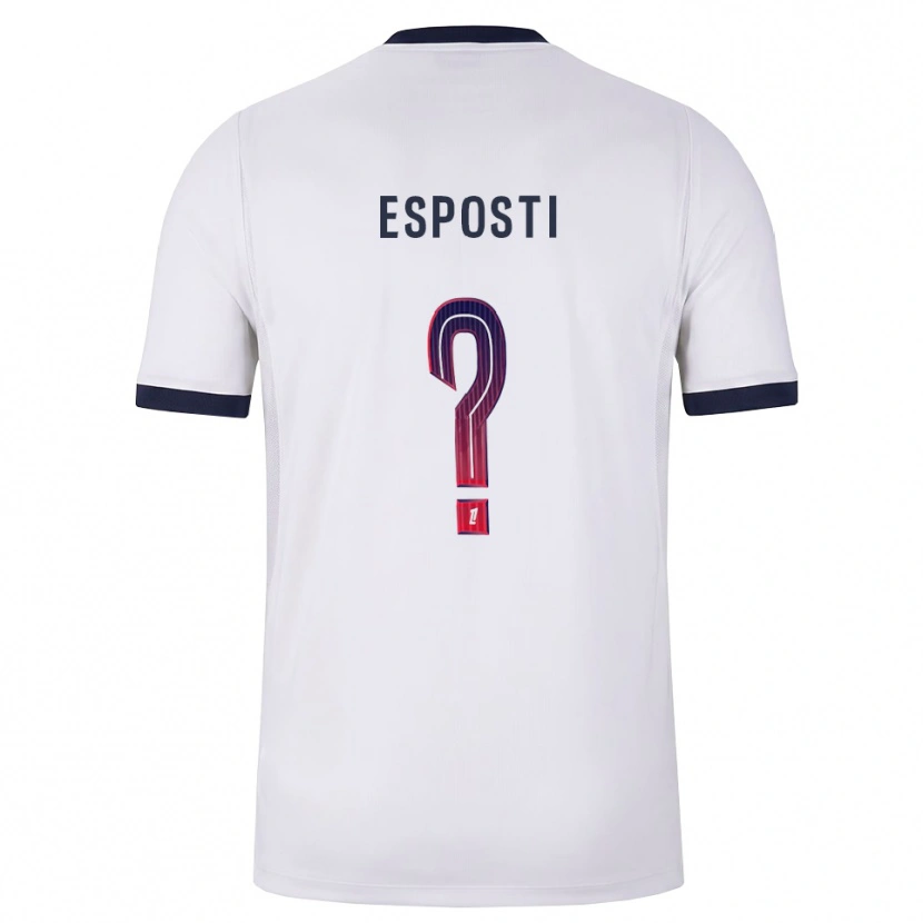 Danxen Herren Ines Degli Esposti #0 Weiß Schwarz Rot Auswärtstrikot Trikot 2026/27 T-Shirt Österreich