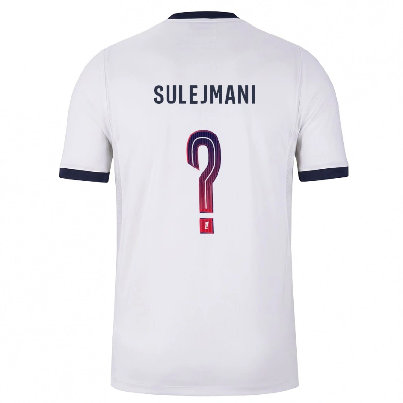 Danxen Herren Lora Sulejmani #0 Weiß Schwarz Rot Auswärtstrikot Trikot 2026/27 T-Shirt Österreich