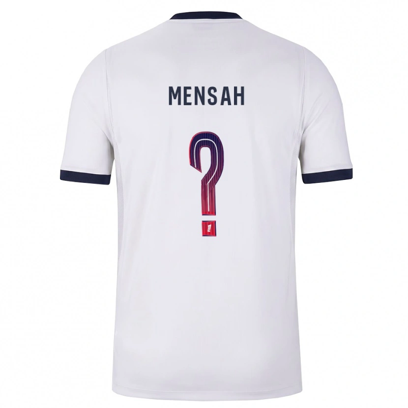 Danxen Herren Isaac Mensah #0 Weiß Schwarz Rot Auswärtstrikot Trikot 2026/27 T-Shirt Österreich