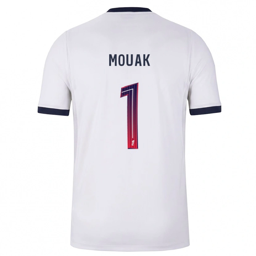 Danxen Herren Adam Mouak #1 Weiß Schwarz Rot Auswärtstrikot Trikot 2026/27 T-Shirt Österreich