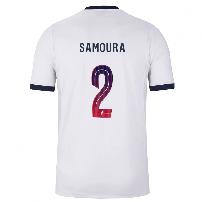 Danxen Herren Thiniba Samoura #2 Weiß Schwarz Rot Auswärtstrikot Trikot 2026/27 T-Shirt Österreich