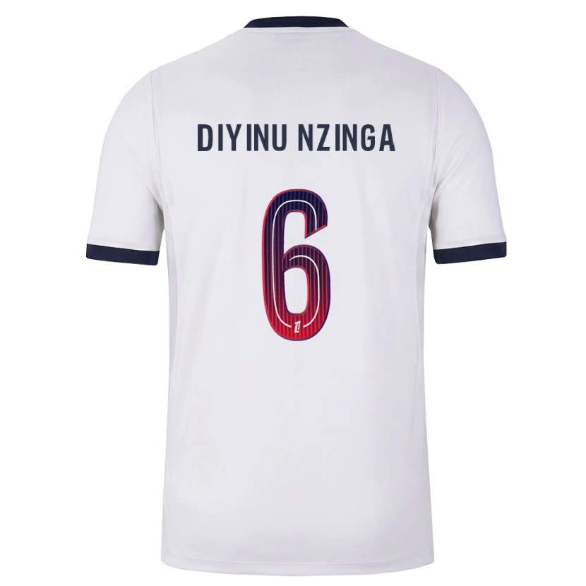 Danxen Herren Vainqueur Nzinga #6 Weiß Schwarz Rot Auswärtstrikot Trikot 2026/27 T-Shirt Österreich