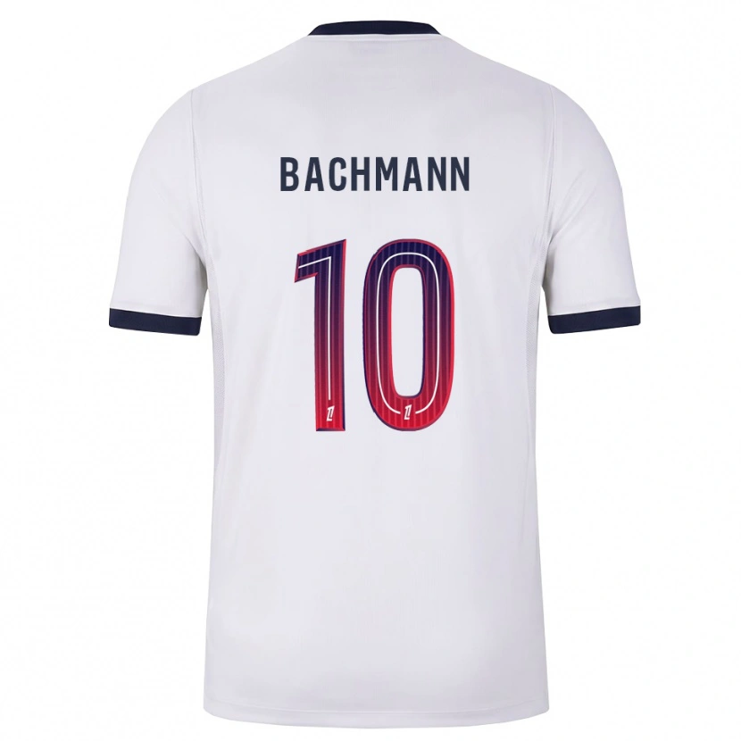 Danxen Herren Ramona Bachmann #10 Weiß Schwarz Rot Auswärtstrikot Trikot 2026/27 T-Shirt Österreich