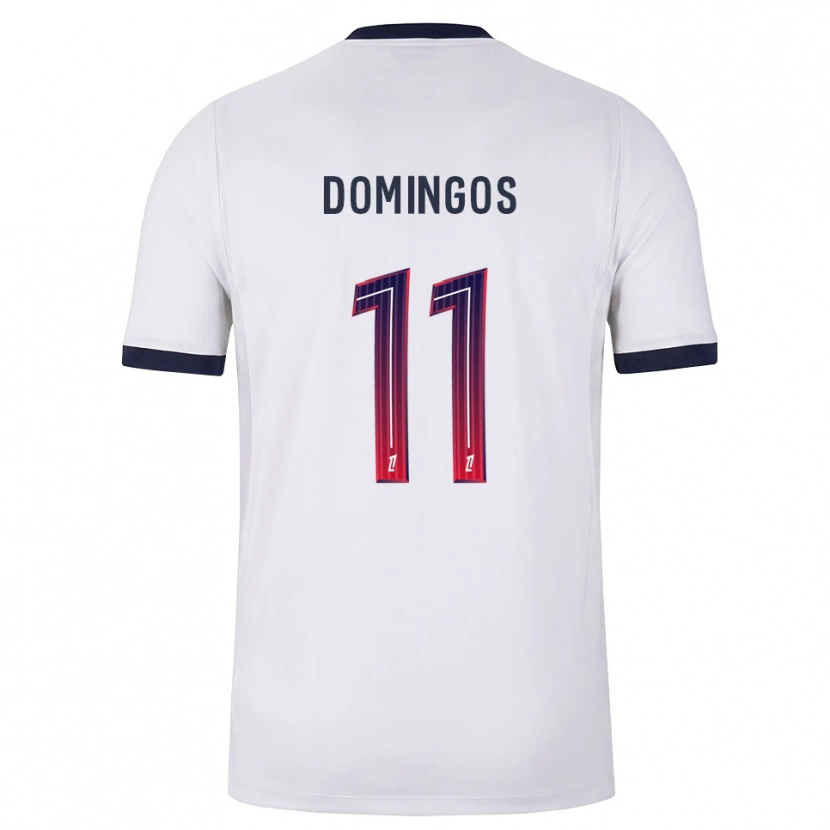 Danxen Herren Fabio Domingos #11 Weiß Schwarz Rot Auswärtstrikot Trikot 2026/27 T-Shirt Österreich
