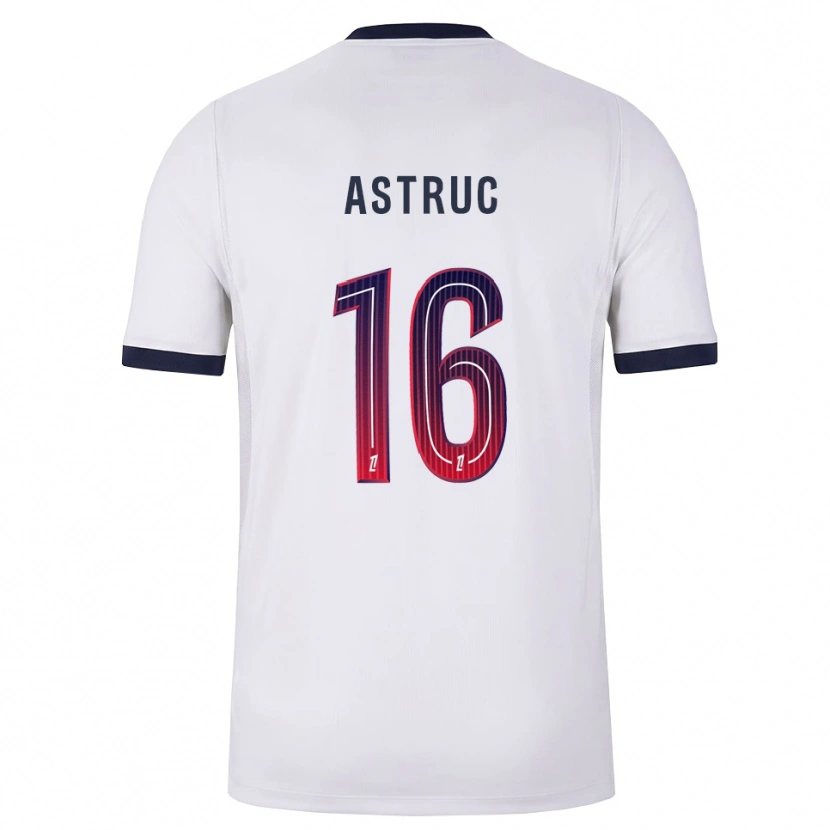 Danxen Herren Maxime Astruc #16 Weiß Schwarz Rot Auswärtstrikot Trikot 2026/27 T-Shirt Österreich