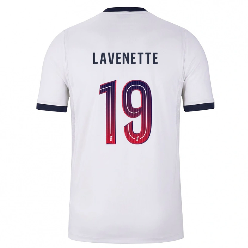 Danxen Herren Mathias Lavenette #19 Weiß Schwarz Rot Auswärtstrikot Trikot 2026/27 T-Shirt Österreich