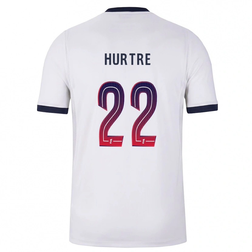 Danxen Herren Oceane Hurtre #22 Weiß Schwarz Rot Auswärtstrikot Trikot 2026/27 T-Shirt Österreich