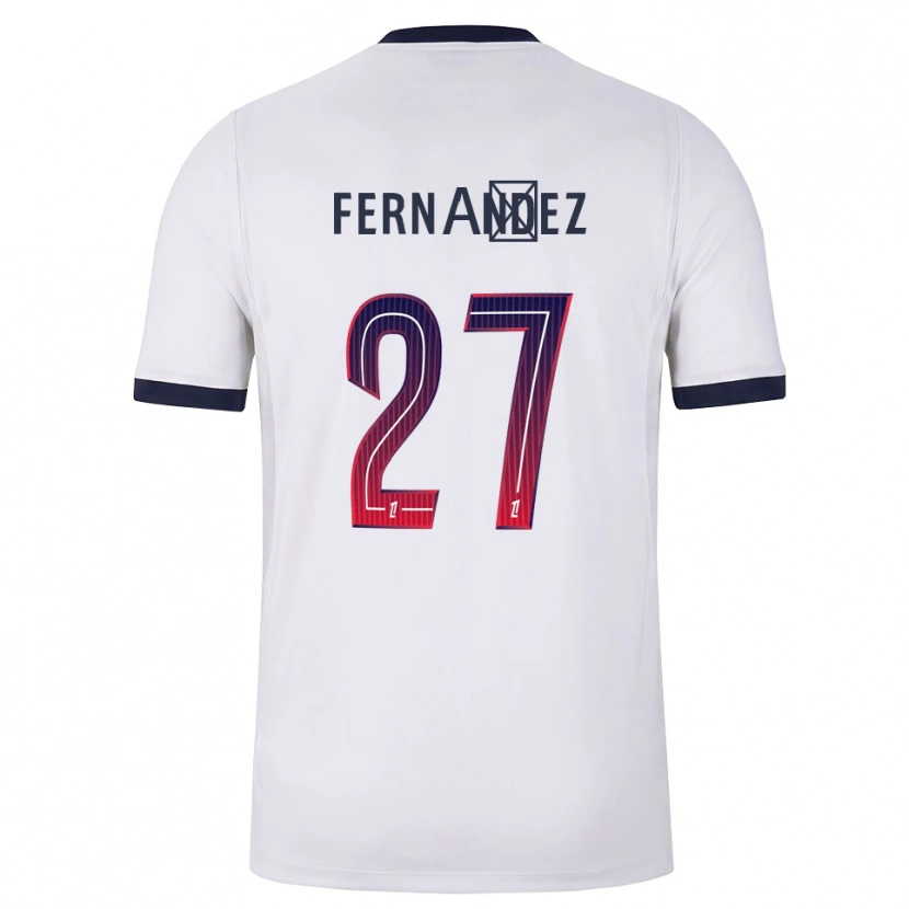 Danxen Herren Dro Fernández #27 Weiß Schwarz Rot Auswärtstrikot Trikot 2026/27 T-Shirt Österreich