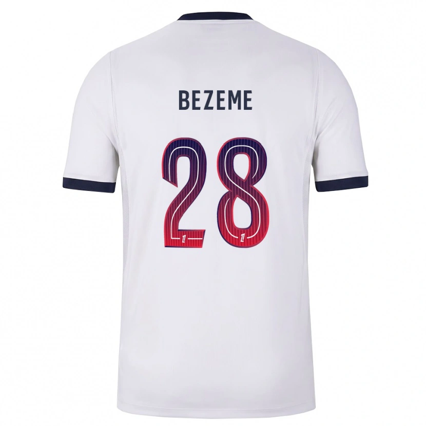 Danxen Herren Noa Bezeme #28 Weiß Schwarz Rot Auswärtstrikot Trikot 2026/27 T-Shirt Österreich
