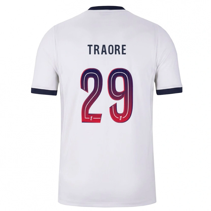 Danxen Herren Manssita Traoré #29 Weiß Schwarz Rot Auswärtstrikot Trikot 2026/27 T-Shirt Österreich