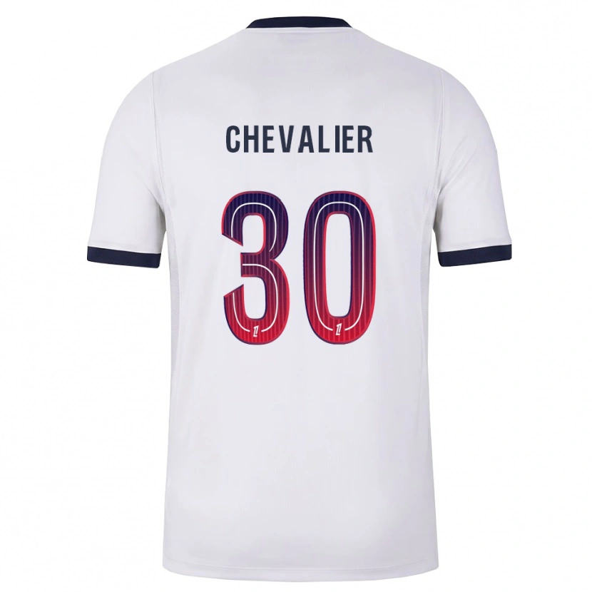 Danxen Herren Lucas Chevalier #30 Weiß Schwarz Rot Auswärtstrikot Trikot 2026/27 T-Shirt Österreich