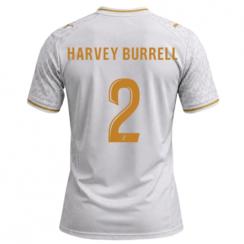 Danxen Herren Ezeckiel Zola Ngundu #2 Weiß Grau Goldrute Auswärtstrikot Trikot 2026/27 T-Shirt Österreich