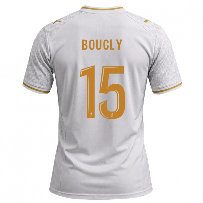 Danxen Herren Maïté Boucly #15 Weiß Grau Goldrute Auswärtstrikot Trikot 2026/27 T-Shirt Österreich