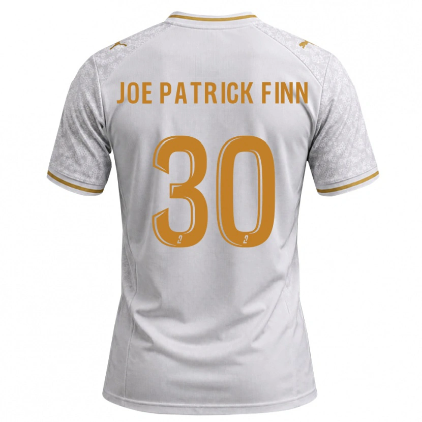 Danxen Herren John Patrick #30 Weiß Grau Goldrute Auswärtstrikot Trikot 2026/27 T-Shirt Österreich