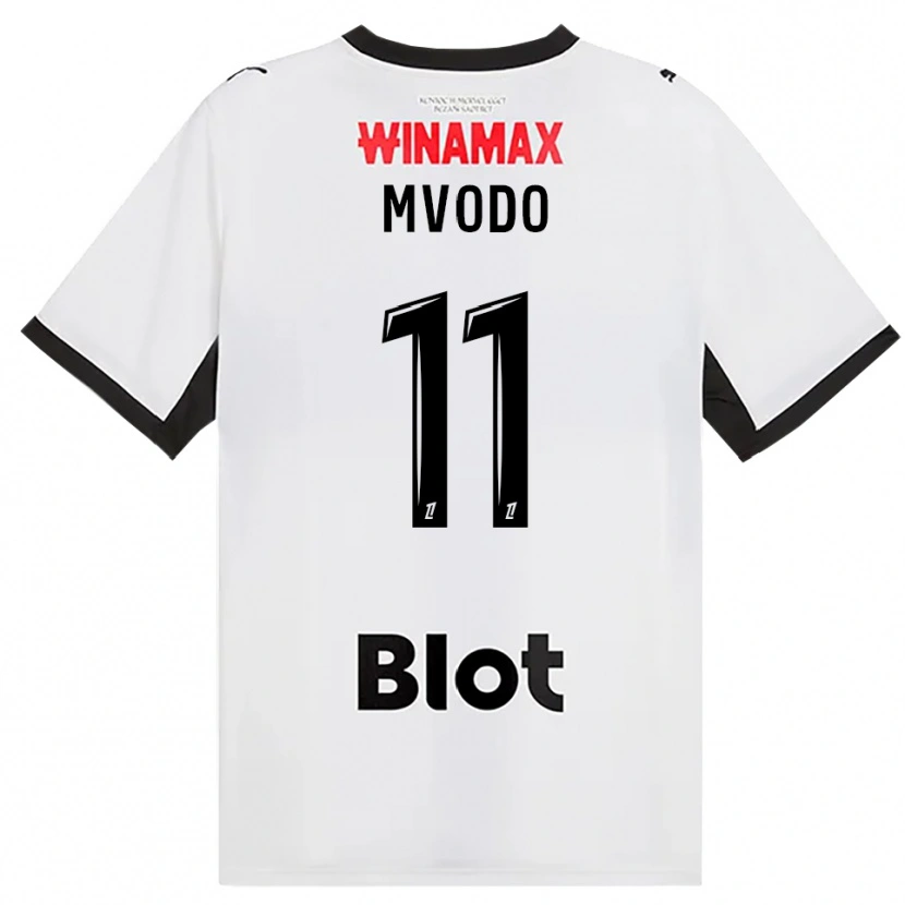 Danxen Herren Steeve Mvodo Mvodo #11 Schwarz Weiß Rot Auswärtstrikot Trikot 2026/27 T-Shirt Österreich