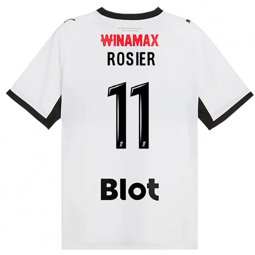 Danxen Herren Lucas Rosier #11 Schwarz Weiß Rot Auswärtstrikot Trikot 2026/27 T-Shirt Österreich