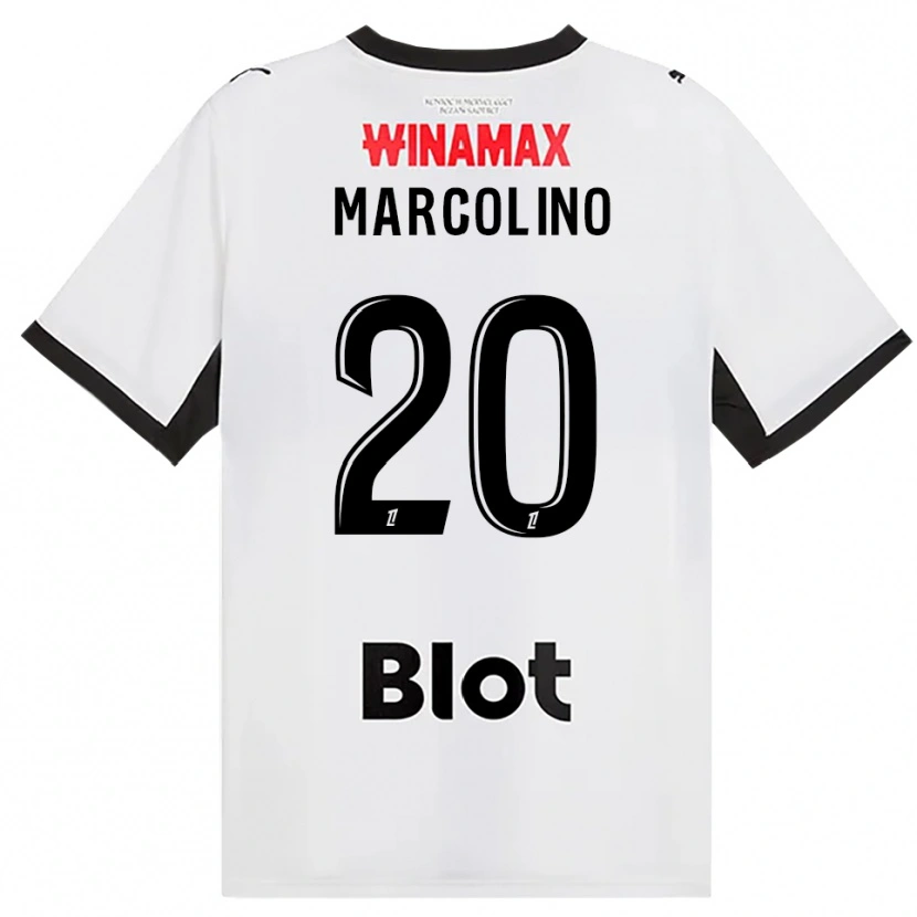 Danxen Herren Henrick Do Marcolino #20 Schwarz Weiß Rot Auswärtstrikot Trikot 2026/27 T-Shirt Österreich