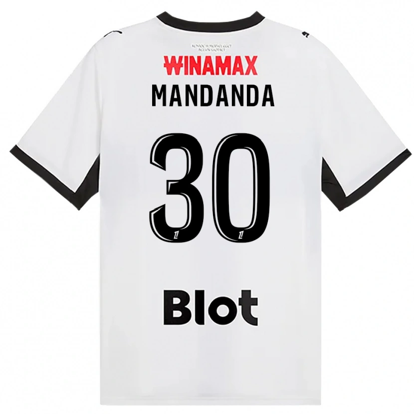 Danxen Herren Steve Mandanda #30 Schwarz Weiß Rot Auswärtstrikot Trikot 2026/27 T-Shirt Österreich