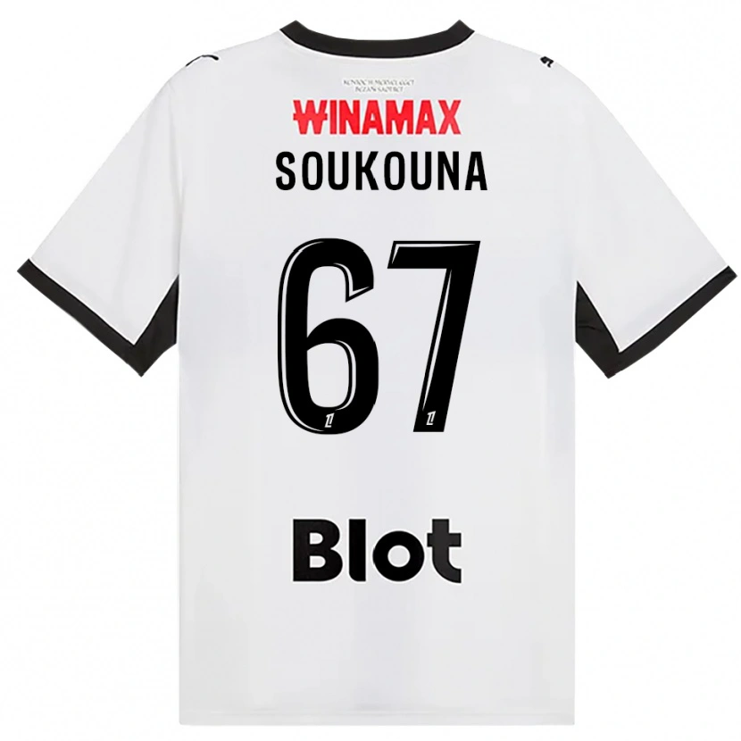 Danxen Herren Isiaka Soukouna #67 Schwarz Weiß Rot Auswärtstrikot Trikot 2026/27 T-Shirt Österreich