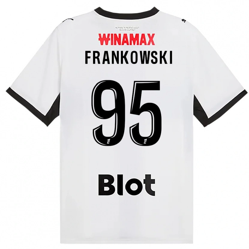 Danxen Herren Przemyslaw Frankowski #95 Schwarz Weiß Rot Auswärtstrikot Trikot 2026/27 T-Shirt Österreich
