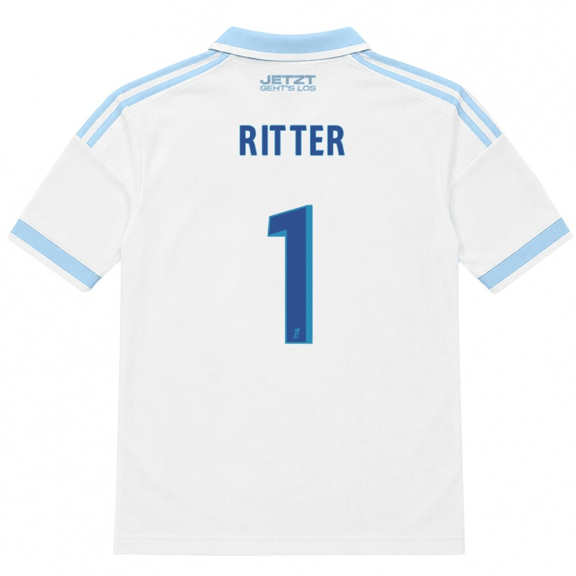 Danxen Herren Maxime Ritter #1 Hellblau Weiß Rot Auswärtstrikot Trikot 2026/27 T-Shirt Österreich