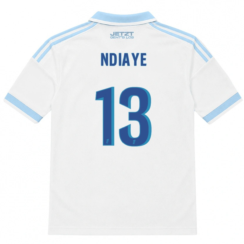 Danxen Herren Serigne Ndiaye #13 Hellblau Weiß Rot Auswärtstrikot Trikot 2026/27 T-Shirt Österreich
