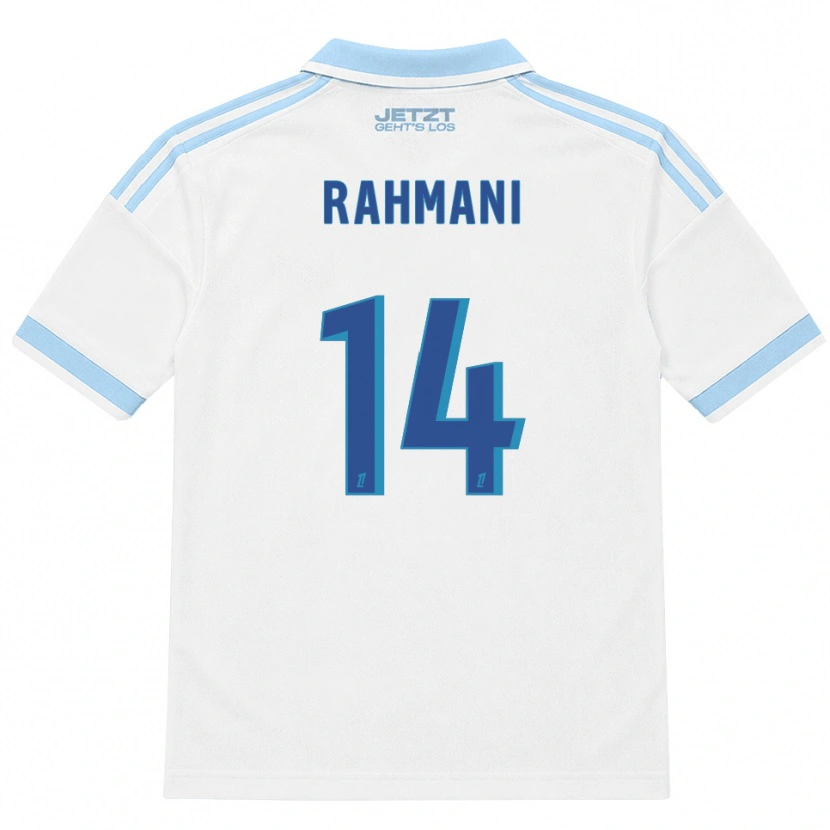 Danxen Herren Nessim Rahmani #14 Hellblau Weiß Rot Auswärtstrikot Trikot 2026/27 T-Shirt Österreich