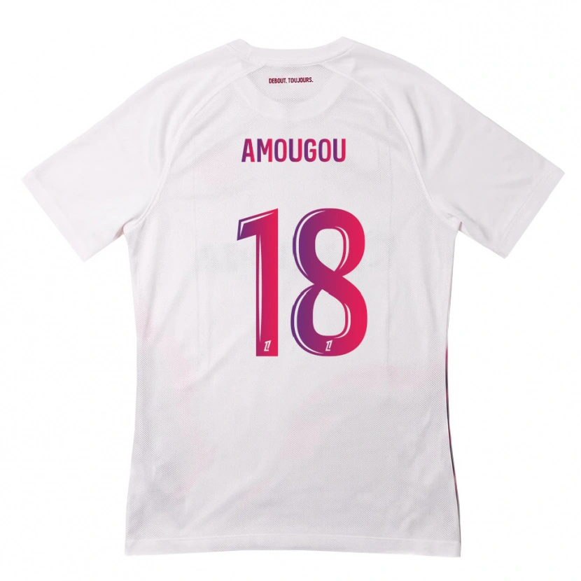 Danxen Herren Mathis Amougou #18 Weiß Pink Lila Auswärtstrikot Trikot 2026/27 T-Shirt Österreich