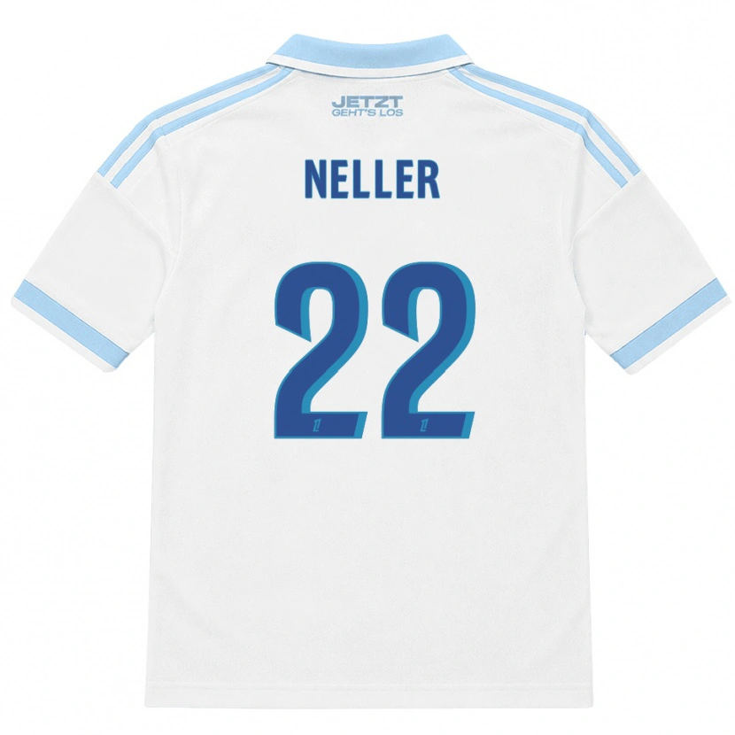 Danxen Herren Chloé Neller #22 Hellblau Weiß Rot Auswärtstrikot Trikot 2026/27 T-Shirt Österreich