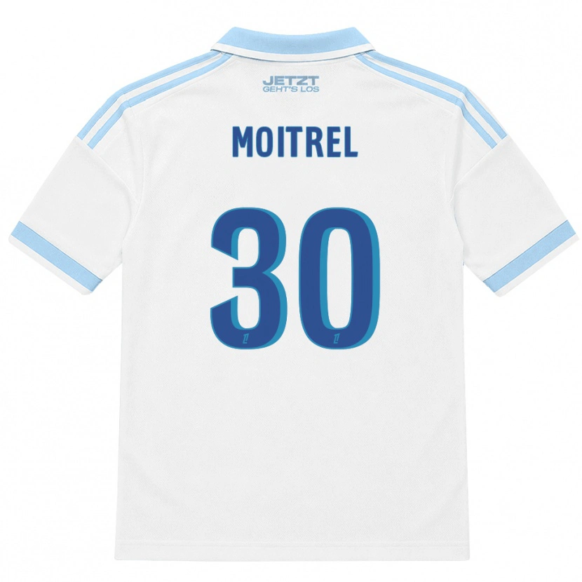 Danxen Herren Pauline Moitrel #30 Hellblau Weiß Rot Auswärtstrikot Trikot 2026/27 T-Shirt Österreich