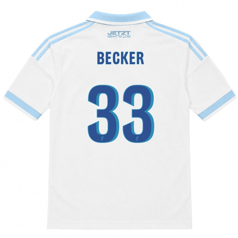 Danxen Herren Yoann Becker #33 Hellblau Weiß Rot Auswärtstrikot Trikot 2026/27 T-Shirt Österreich