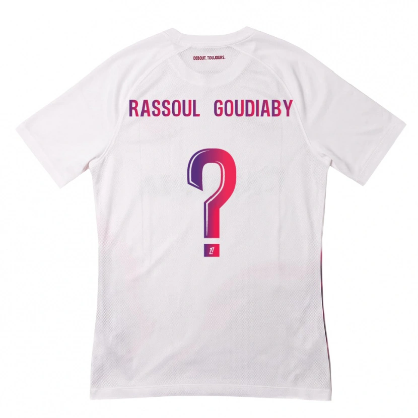 Danxen Herren Khadim Rassoul Goudiaby #0 Weiß Pink Lila Auswärtstrikot Trikot 2026/27 T-Shirt Österreich