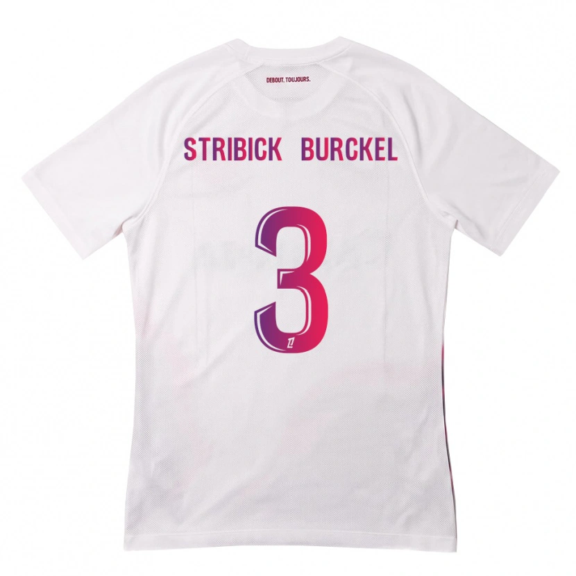 Danxen Herren Laetitia Stribick-Burckel #3 Weiß Pink Lila Auswärtstrikot Trikot 2026/27 T-Shirt Österreich