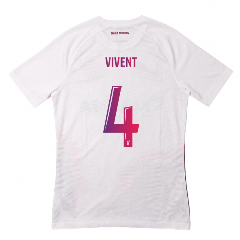 Danxen Herren Sacha Vivent #4 Weiß Pink Lila Auswärtstrikot Trikot 2026/27 T-Shirt Österreich
