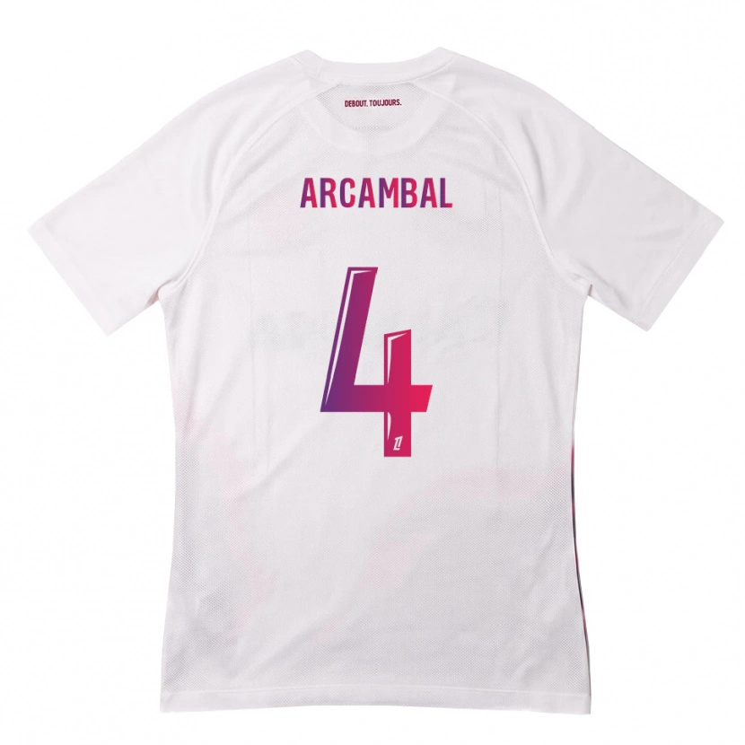Danxen Herren Anais Arcambal #4 Weiß Pink Lila Auswärtstrikot Trikot 2026/27 T-Shirt Österreich