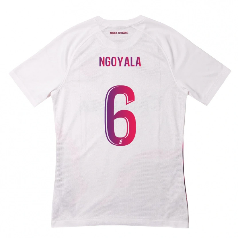 Danxen Herren Frédéric Efuele Ngoyala #6 Weiß Pink Lila Auswärtstrikot Trikot 2026/27 T-Shirt Österreich