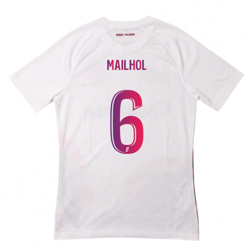 Danxen Herren Luca Mailhol #6 Weiß Pink Lila Auswärtstrikot Trikot 2026/27 T-Shirt Österreich