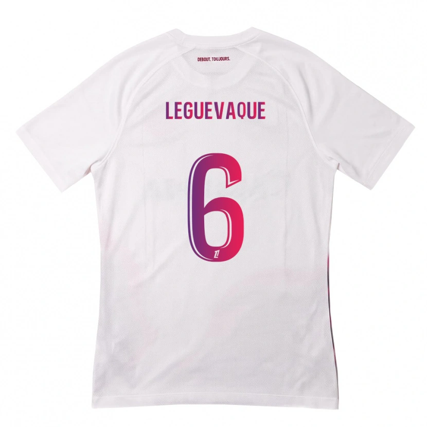Danxen Herren Laurie Leguevaque #6 Weiß Pink Lila Auswärtstrikot Trikot 2026/27 T-Shirt Österreich