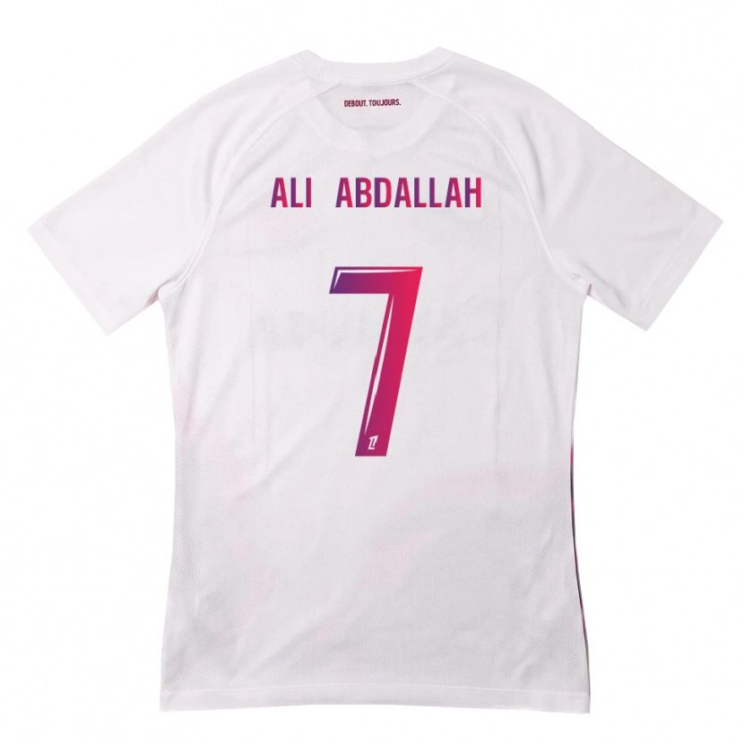 Danxen Herren Nivine Ali Abdallah #7 Weiß Pink Lila Auswärtstrikot Trikot 2026/27 T-Shirt Österreich