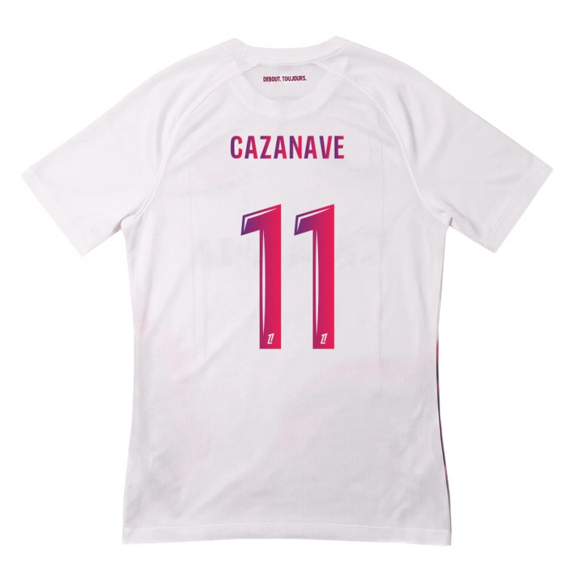 Danxen Herren Julie Cazanave #11 Weiß Pink Lila Auswärtstrikot Trikot 2026/27 T-Shirt Österreich