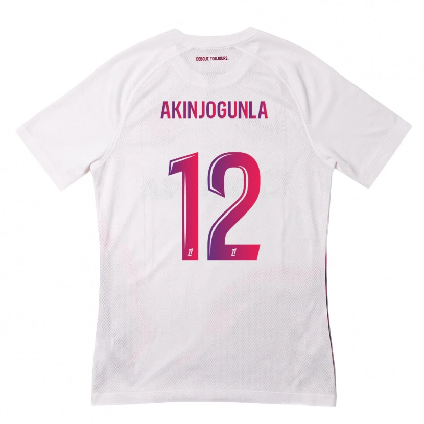 Danxen Herren Michaël Akinjogunla #12 Weiß Pink Lila Auswärtstrikot Trikot 2026/27 T-Shirt Österreich