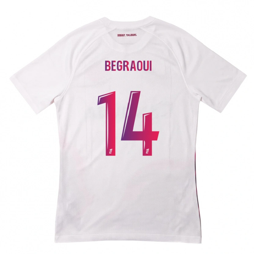 Danxen Herren Yanis Begraoui #14 Weiß Pink Lila Auswärtstrikot Trikot 2026/27 T-Shirt Österreich
