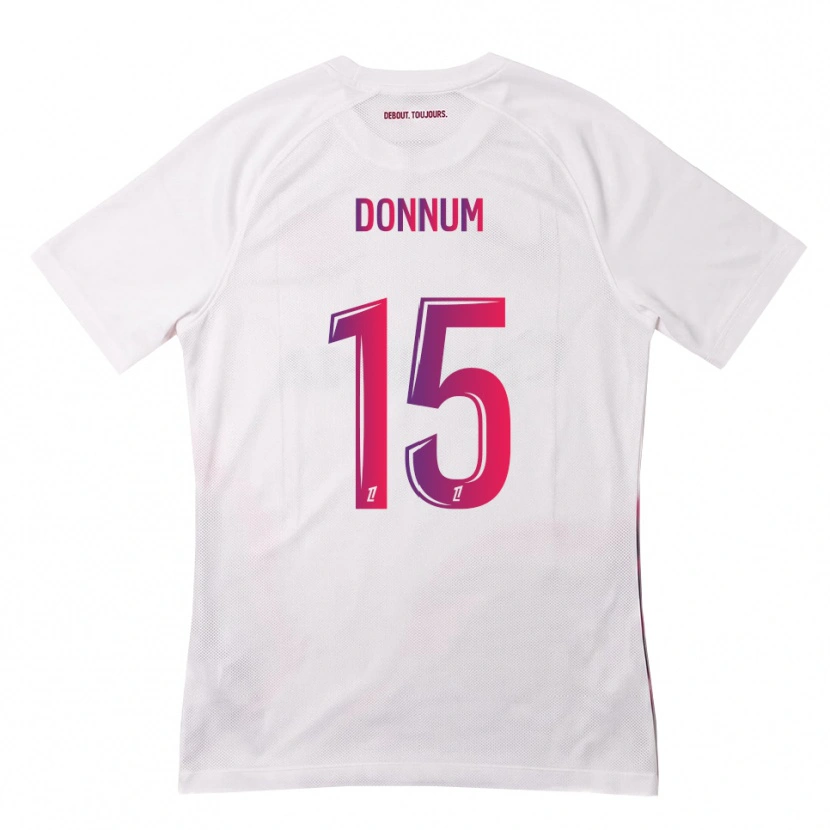 Danxen Herren Aron Dønnum #15 Weiß Pink Lila Auswärtstrikot Trikot 2026/27 T-Shirt Österreich
