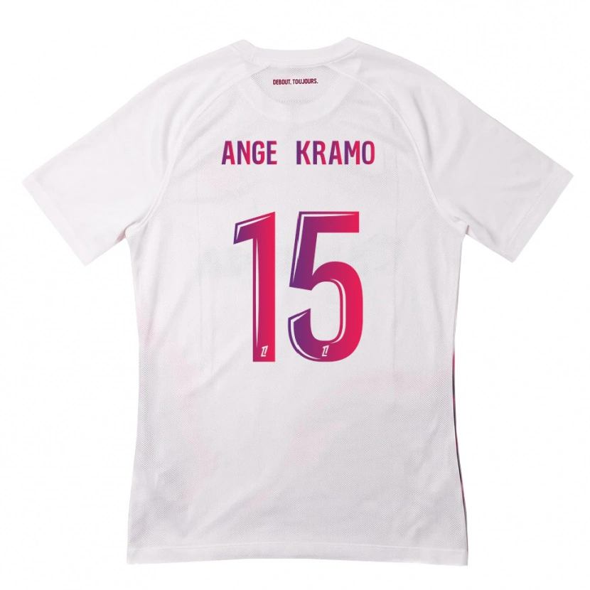 Danxen Herren Marie Ange Kramo #15 Weiß Pink Lila Auswärtstrikot Trikot 2026/27 T-Shirt Österreich