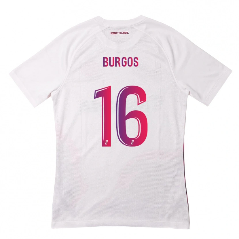 Danxen Herren Diego Burgos #16 Weiß Pink Lila Auswärtstrikot Trikot 2026/27 T-Shirt Österreich