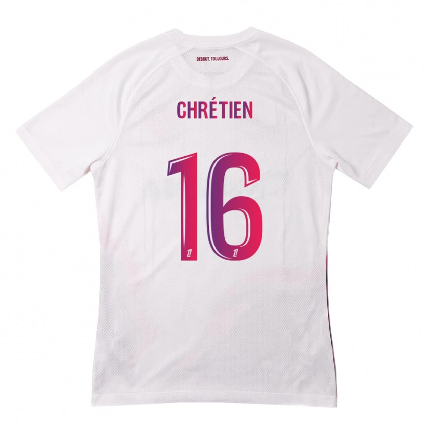 Danxen Herren Jean-Pierre Chrétien #16 Weiß Pink Lila Auswärtstrikot Trikot 2026/27 T-Shirt Österreich