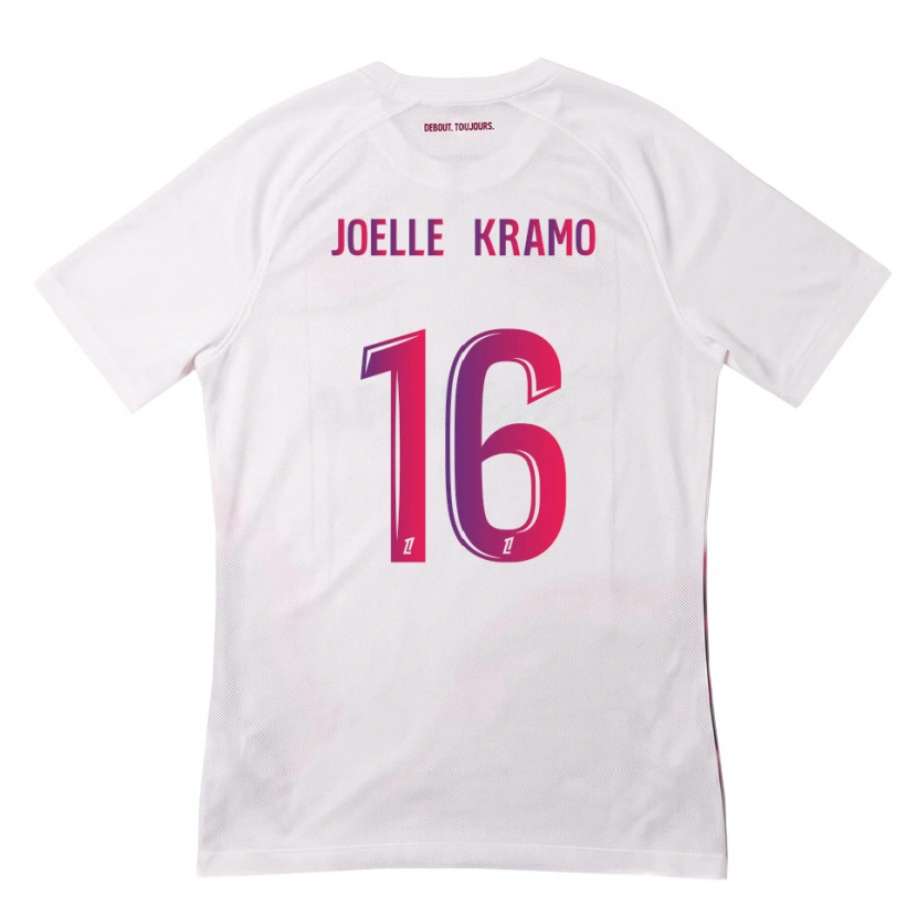 Danxen Herren Marie Joelle Kramo #16 Weiß Pink Lila Auswärtstrikot Trikot 2026/27 T-Shirt Österreich