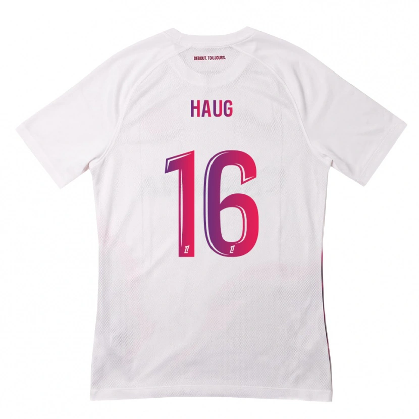 Danxen Herren Kjetil Haug #16 Weiß Pink Lila Auswärtstrikot Trikot 2026/27 T-Shirt Österreich