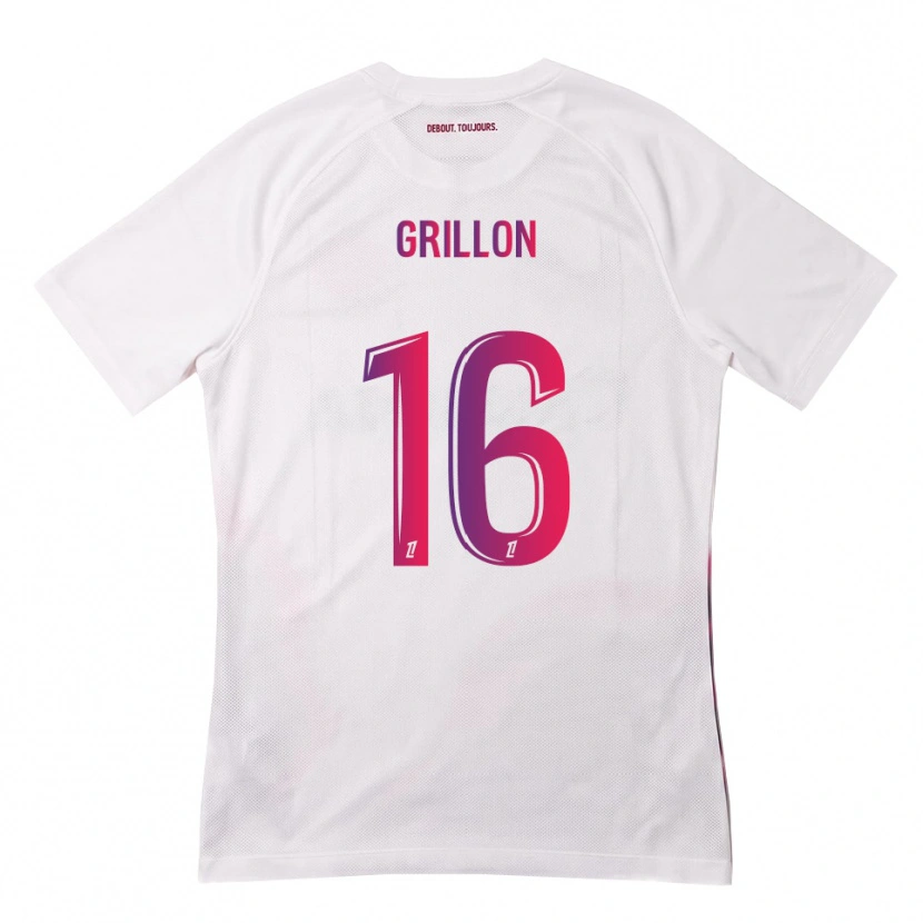 Danxen Herren Gaëlle Grillon #16 Weiß Pink Lila Auswärtstrikot Trikot 2026/27 T-Shirt Österreich