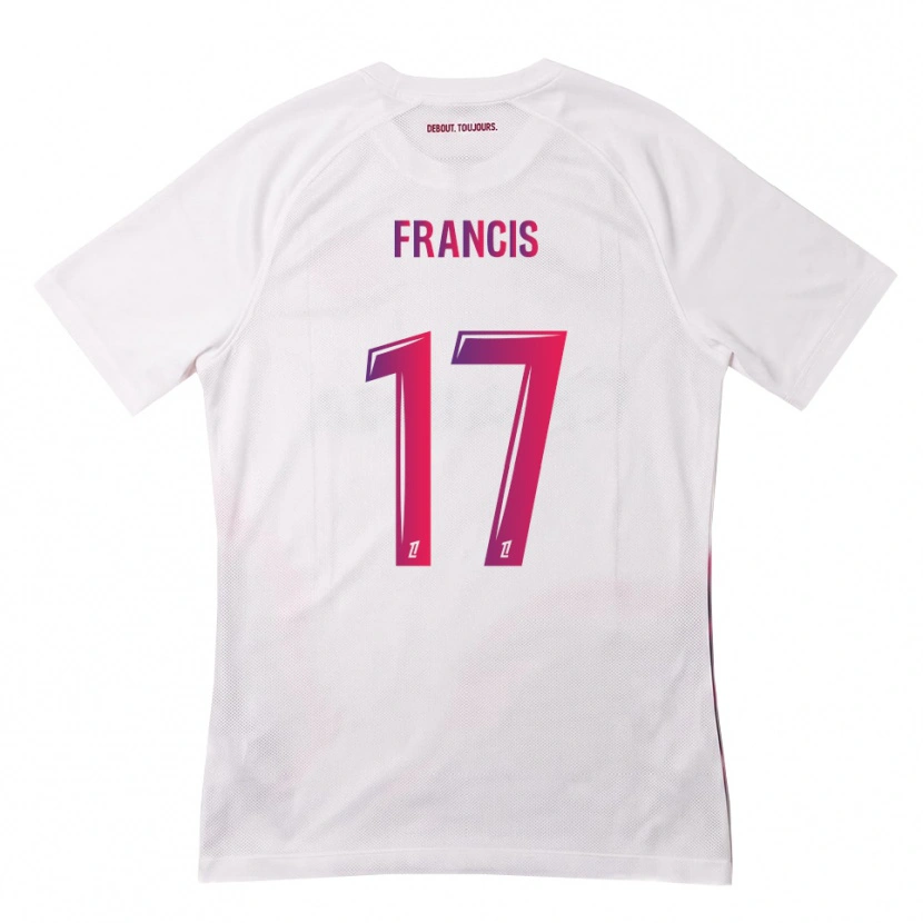 Danxen Herren Abu Francis #17 Weiß Pink Lila Auswärtstrikot Trikot 2026/27 T-Shirt Österreich